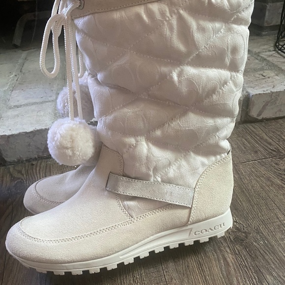Brand new Coach Suede Boots - Picture 1 of 5